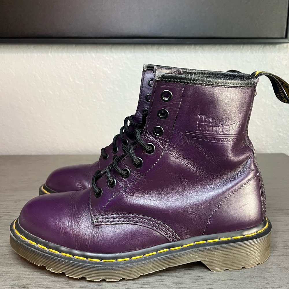 Dr. Martens Deep Purple Boots